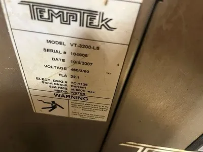 2016 TEMPTEK VT3300-LS THERMOLATOR | Machinery Network (6)