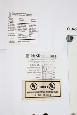 Control Panel Electrical Cabinets
