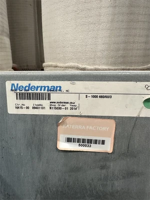 Used 2016 NEDERMAN S-1000 Dust Collectors California US | MachineryMax #1460030