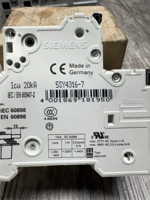 Siemens 5SX 5SM 5SY SERIES Electrical/PLC/Automation | ESS Industrial Equipment Sales (9)