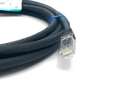 USED PANDUIT SHIELDED CAT6A PATCHCORD 600V 5M BLACK