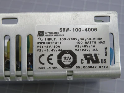 Used INTEGRATED POWER DESIGNS _UNKNOWN_ AC/DC Power Supplies | OCO Industrial #1665950
