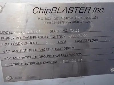 Used 2000 CHIPBLASTER INC MISTBLASTER Dust Collectors Ohio US | HGR 24 #786498