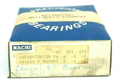 NEW NACHI 40TAB07DU PRECISION BEARING SET