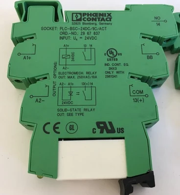 USED Phoenix Contact PlC-BSC-24DC/1LC/ACT PLC-BSC-24DC/21