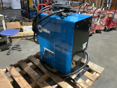 Used MILLER MILLERMATIC 350P INDUSTRIAL-GRADE, MULTI-PROCESS PULSED MIG WELDER Mig Welders Michigan US | Miedema Asset Management Group #1424984