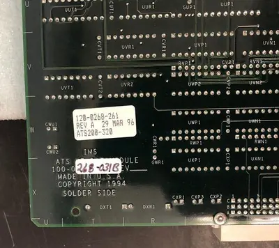 ATS DATA 200 MODULE 120-0268-261