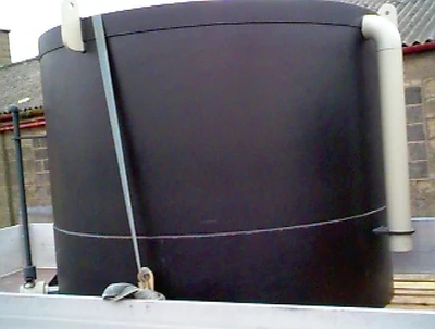 4,500 L Polypropylene Enclosed Tank
