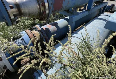 Used Aurora Industrial Machining Horizontal Carbon Steel Shell & Tube Heat Exchanger