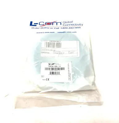 NEW L-COM ETHERNET PATCH CABLE