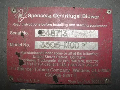 USED SPENCER 3505-MOD