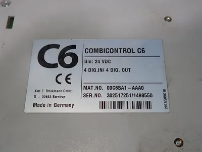 USED KARL E BRINKMANN 00C6BA1AAA0