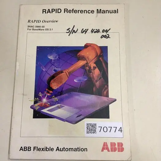 Used ABB 3HAC 0966-50 Manuals Michigan US | Ideal Machinery #711679