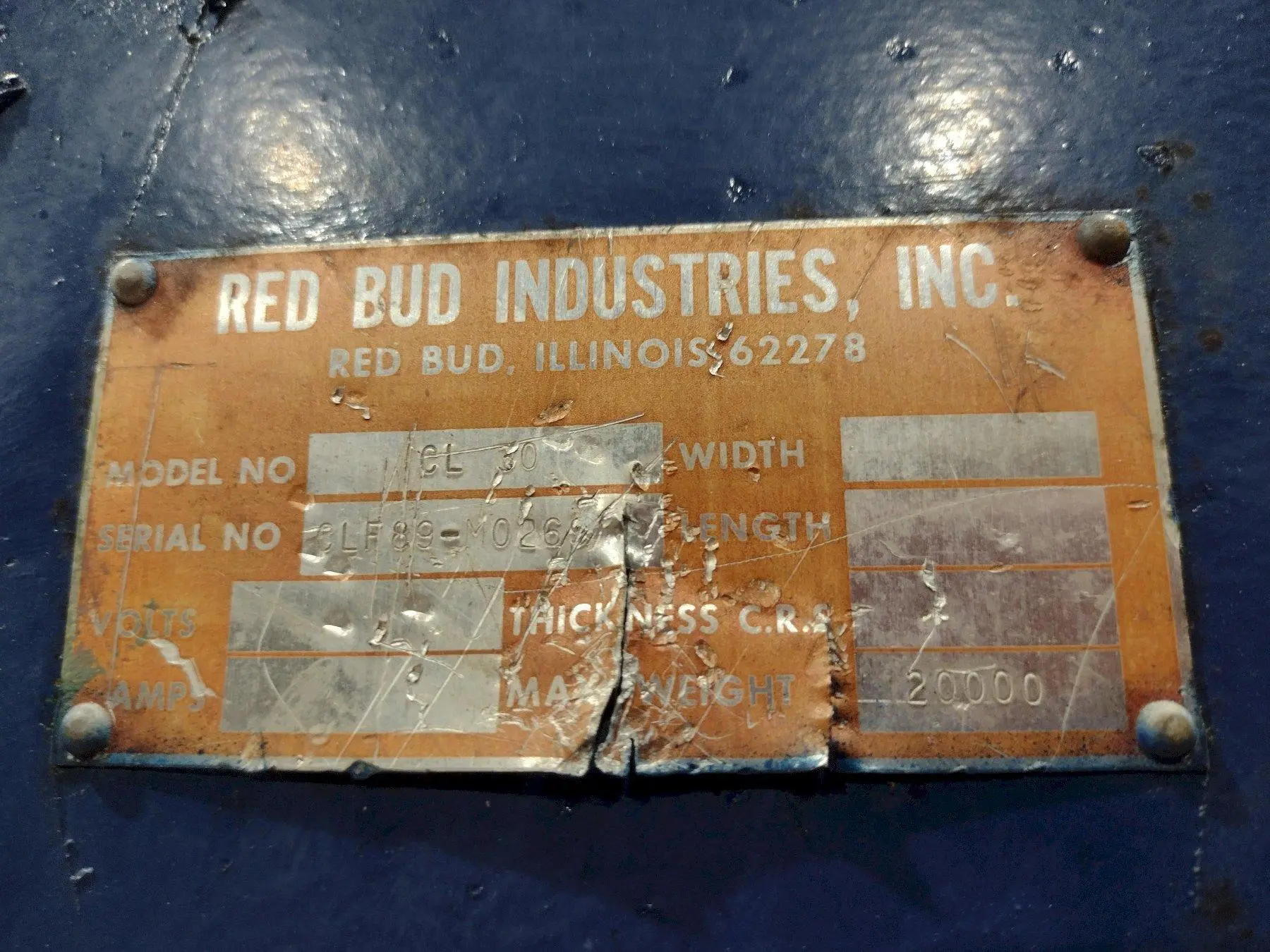 USED RED BUD CL 30