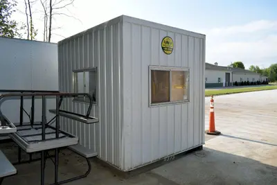8' X 10' X 8'6" SOMMERS MOBILE LEASING MODEL N MOBILE OFFICE CONTAINER: YOBRO #23815