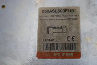 ELFIN 050ASL500FI10 Three-Phase Flashing Safety Device 220-690V STOCK 2076-A