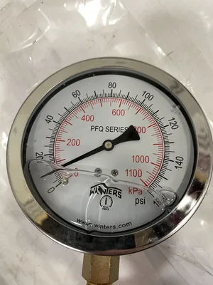 Winters PFQ Series 160psi Air Pressure Testing Gauge 1/2″ input