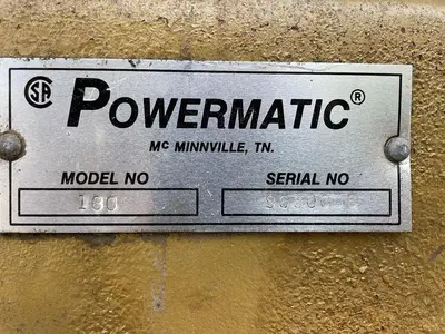 POWERMATIC 180, 18" PLANER