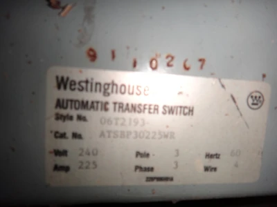 Westinghouse Transfer Switches