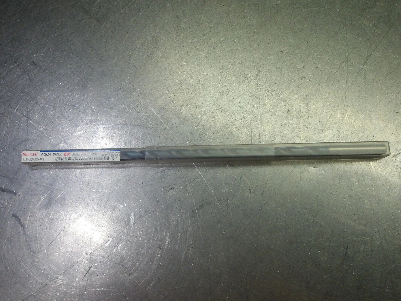 Nachi Aqua Drill EX 7.9mm Coolant Thru Carbide Drill AQDEX0h25d0790 (LOC1123D)