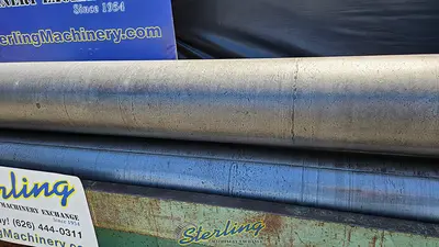 Used BERTSCH #8-B Plate Bending Rolls including Pinch California US | Sterling Machinery Exchange #1467064