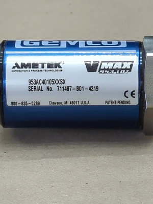 New Ametek Gemco Vmax 953 LDT Linear Displacement Transducer 953AC40105XXSX