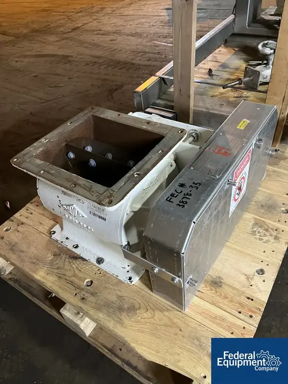 Used SEMCO Semco Flotronics Rotary Air Lock, Model RV-04, 9.5" x 11" Valves/Fittings Ohio US | Federal Equipment Company #128007