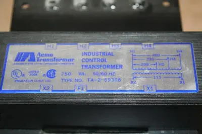USED ACME ELECTRIC TA-2-69306