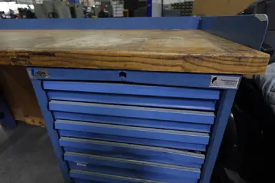 Commercial Work Bench with Tool Storage Box
