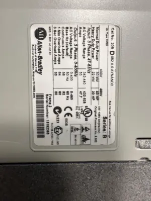 USED Allen-Bradley 20BD052A0AYNAND0