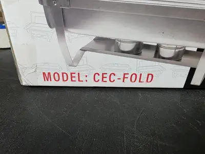 New | in-Stock ABC New ABC CEC-FOLD Full Size 8 Qt. Stainless Steel Economy Chafer Set - TH5 Steam Tables (Food) Illinois US | Falcon Restaurant Supply #1373585