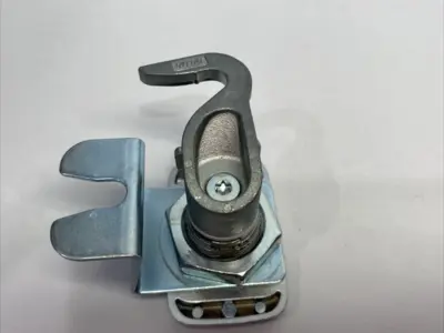 USED RITTAL CAM LOCKING DEVICE FOR ENCLOSURES, ALUMINUM FACE PLATE