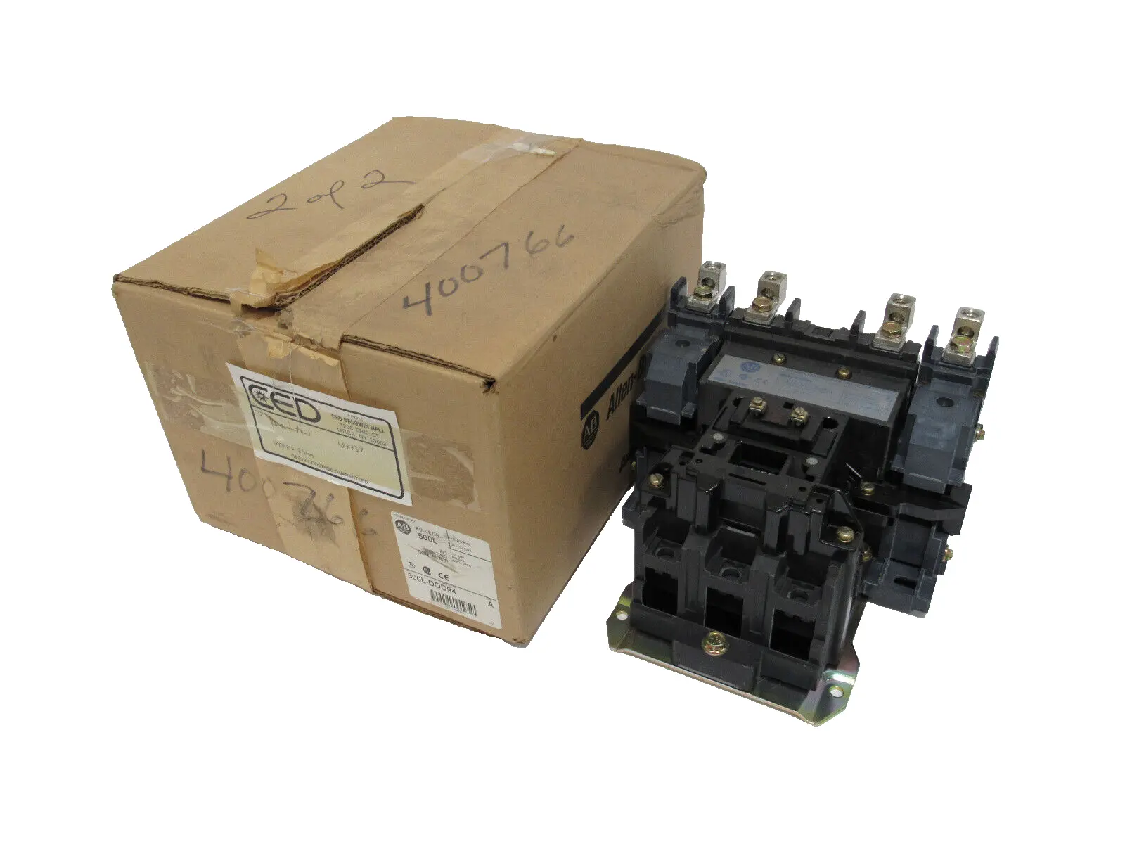 ALLEN BRADLEY 500L-DOD94 AC CONTACTOR SER.A 100A 500LDOD94 NEW SURPLUS