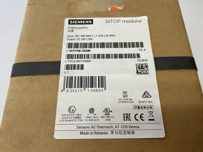 New | in-Stock Siemens SITOP modular 20 A Stabilized Power Supply DIN Rail Power Supplies Michigan US | Maverick Industrial Sales #1400565