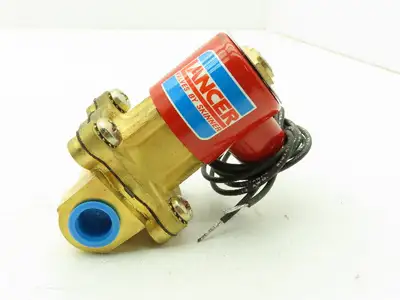 Lancer 2LB26LB3041 2-Way Skinner Solenoid Valve 3/8" NPT N.C. 0-40psi 12VDC