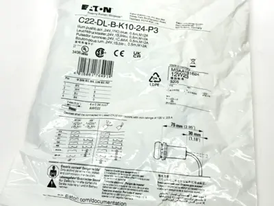 New | in-Stock Eaton RQM Illuminated Compact Momentary Pushbutton Blue 24V Relays & Switches Michigan US | Maverick Industrial Sales #1392782