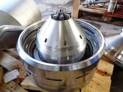 Alfa-Laval PX 60 VGD-14CG vegetable oil separator, 316SS.