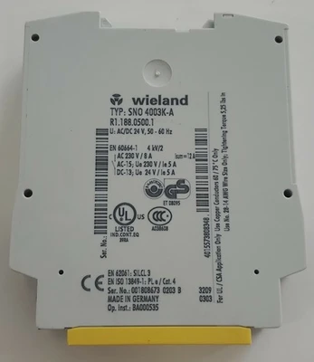 USED Wieland SNO 4003K-A