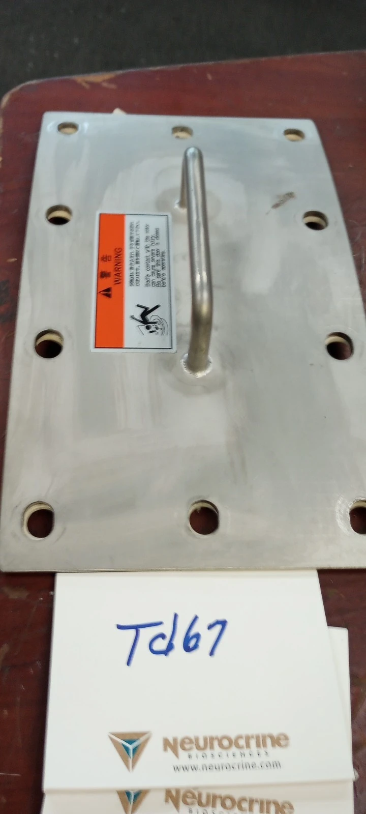 USED FLEXICON OR K-TRON STAINLESS ACCESS DOOR