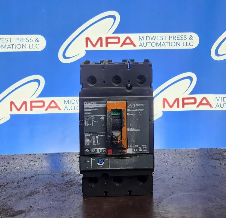 Used SQUARE D JDL36225 Circuit Breakers | Midwest Press and Automation #577347
