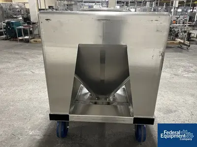 USED TOTE Systems 48" x 42" x 10"  Tote Systems Stainless Steel Transfer Bins
