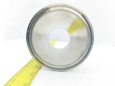 4" x 3" Flanged Stainless Steel Sanitary Concentric Reducer