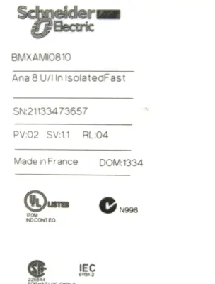 NEW SCHNEIDER ELECTRIC BMXAMI0810 ANALOG INPUT MODULE