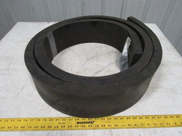 1-1/4" Thick Rubber Skirting Bumper 12'-8"X6-1/4"