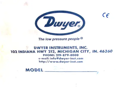 NEW DWYER 1639-1 DIAPHRAGM PRESSURE SWITCH T24V-S27854101 16391