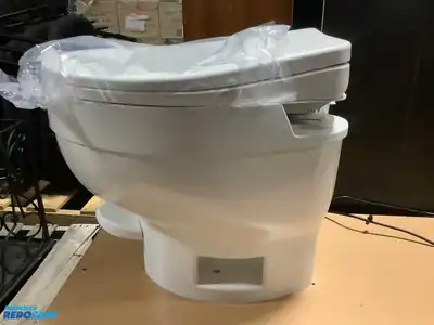 Thetford Aqua-Magic VI Low Profile Foot Flush RV Toilet, CP and OEM, New in Box