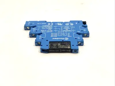Used Finder Relay Socket Base w/ Finder Relay LOT OF 5 Relays & Switches Michigan US | Maverick Industrial Sales #1390846