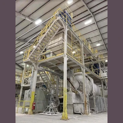 ANIVI 8ft Dia. x 15ft Long Ball Mill System