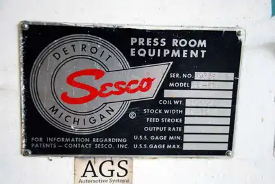 USED SESCO (PRESS ROOM EQUIPMENT) 55-536