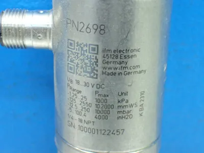 Used IFM PN2698 Pressure Transmitters Ohio US | HGR 24 #1070020
